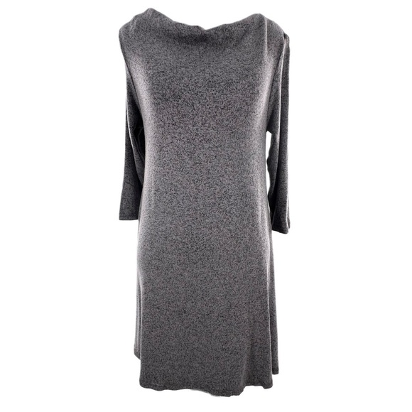 Wilde womens dress size S gray cowl neck 3/4 sleeve knit - Picture 10 of 10